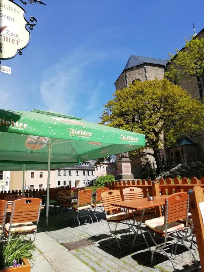Gaststaette & Pension Zum Tuermer Annaberg-Buchholz Exterior photo